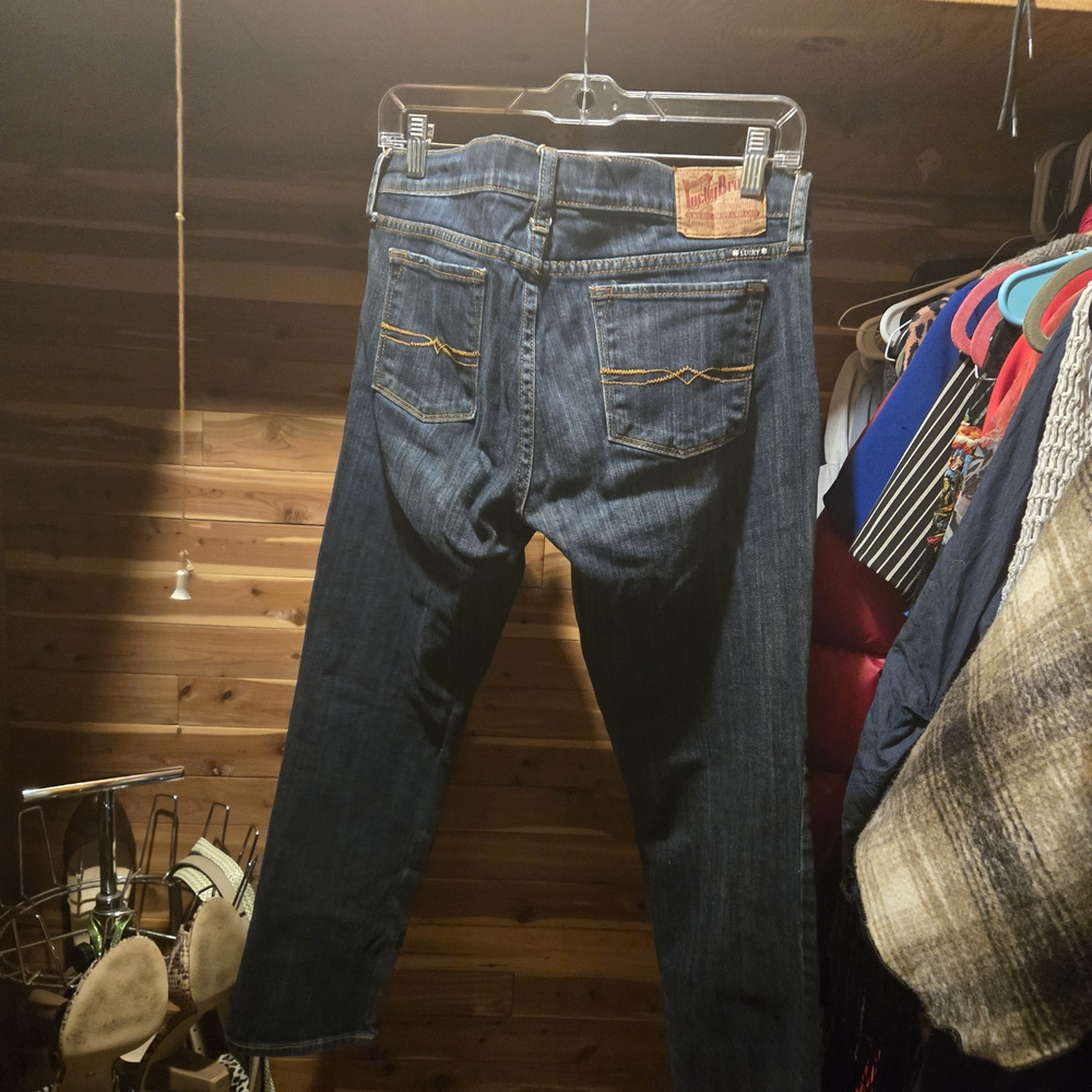 Lucky Brand Dark Blue Straight Jeans